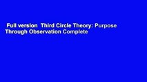 Full version  Third Circle Theory: Purpose Through Observation Complete