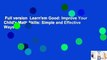 Full version  Learn'em Good: Improve Your Child's Math Skills: Simple and Effective Ways to