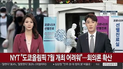 NYT "도쿄올림픽 7월 개최어려워"…회의론 확산