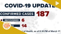 NEWS & VIEWS: Bilang ng kaso ng CoVID-19 sa bansa, umakyat na sa 187; State of calamity, idineklara na sa buong bansa dahil sa CoVID-19