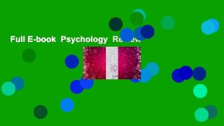 Full E-book  Psychology  Review