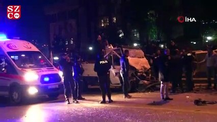 Başkent’te otobüse arkadan çarpan kamyonetin sürücüsü öldü