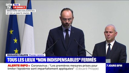 Coronavirus: Edouard Philippe annonce que le dispositif d'accueil des enfants "sera étendu à tous les enfants des personnels essentiels à continuité de la vie de la nation"