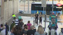 La Gran Vía y la calle Alcalá presentan un estado semivacío