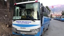 Belediye otobüsleri korona virüsüne karşı dezenfekte edildi