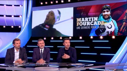 Martin Fourcade range ses skis au sommet - Canal Spots Club