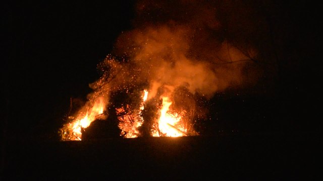 Walcourt: Grand feu à Yves-Gomezée (14.03.2020)