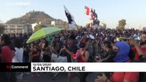 شاهد: احتجاجات تشيلي تستمر وتتحدى قرار الرئيس بحظر المظاهرات بسبب كورونا