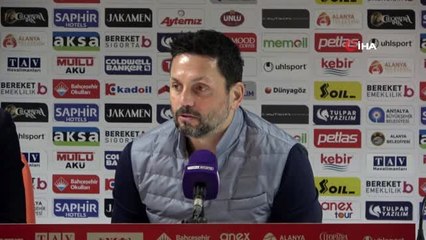Erol Bulut: "3 puanı aldığımız için mutluyuz"