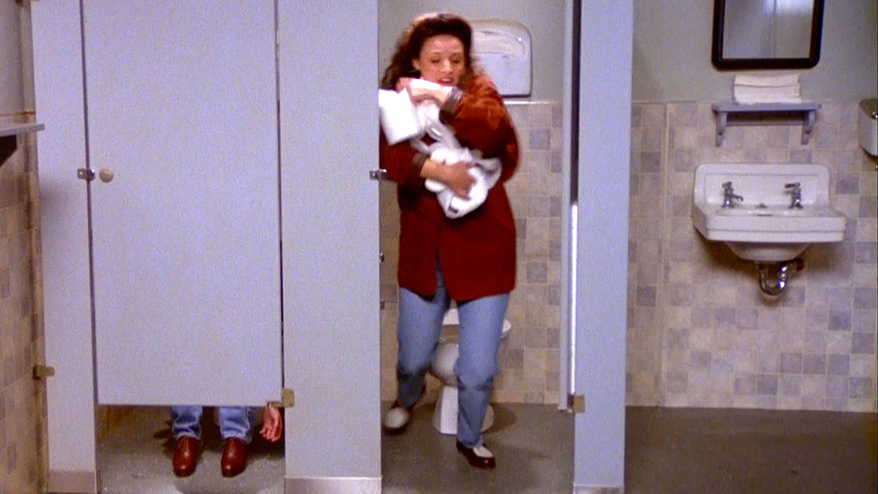 Seinfeld Toilet Paper Scene Part 2 With Elaine Benes Video Dailymotion 0241