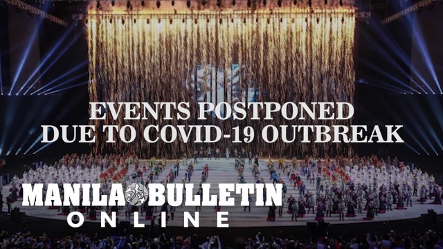 Events cancelled due to COVID-19 outbreak