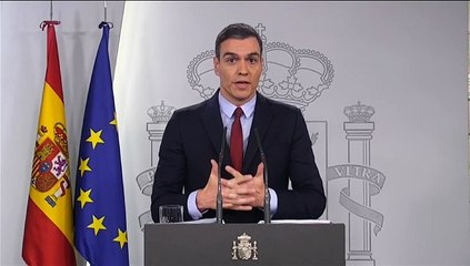 Pedro Sánchez: "No nos va a temblar la mano para ganar al virus"