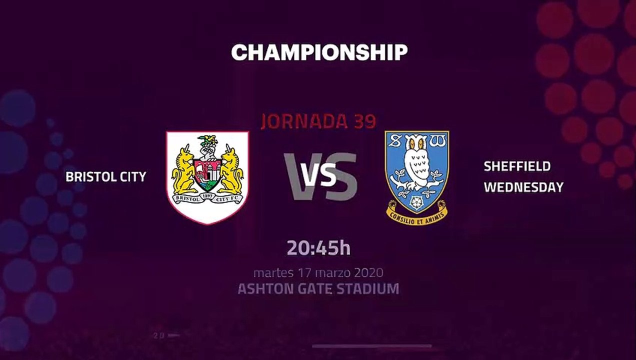 Previa partido entre Bristol City y Sheffield Wednesday Jornada 39 Championship