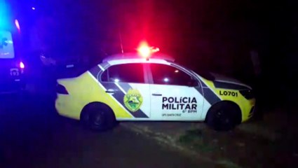 Mulher ferida por caco de vidro é socorrida no Bairro Santa Cruz
