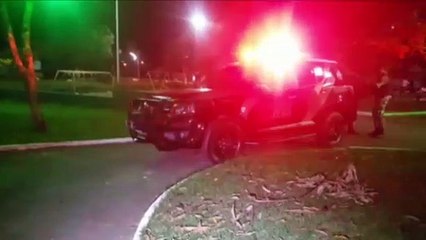 Homem é esfaqueado em praça na Avenida Toledo; o autor do crime foi preso pelo Choque