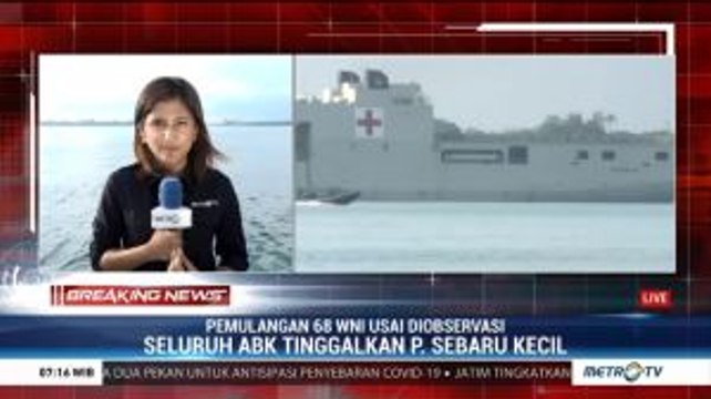 Upacara Serah Terima 68 WNI ABK Diamond Princess Dilakukan di Atas Kapal
