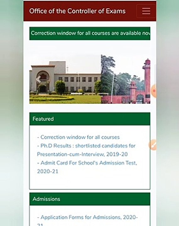 Amu Application form  Correction Nahi hua ? Agar Amu form m Correction Nahi hua h ab kya karen