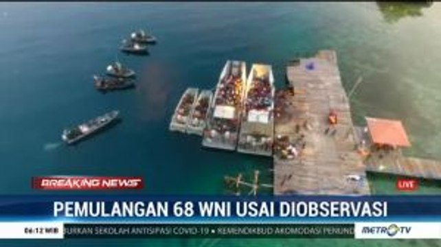 Observasi Selesai, 68 WNI ABK Diamond Princess Dipulangkan