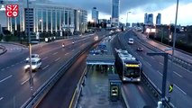 İstanbul trafiğinde dikkat çeken tenhalık