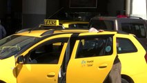 İzmir'deki taksilerde koronavirüs önlemi