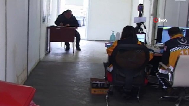 Türkgözü sınır kapısında virüs tedbirleri en üst seviyede uygulanıyor