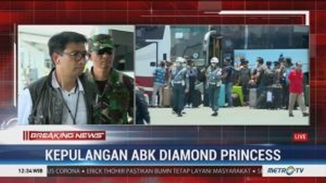 68 WNI ABK Diamond Princess Diberikan Kartu Kuning untuk Cek Kesehatan