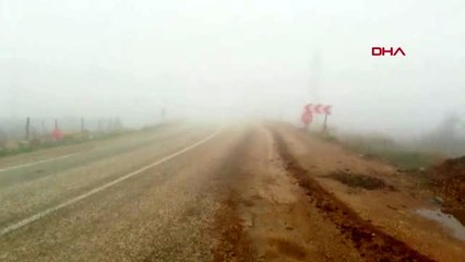 Adıyaman'da ulaşıma sis engeli