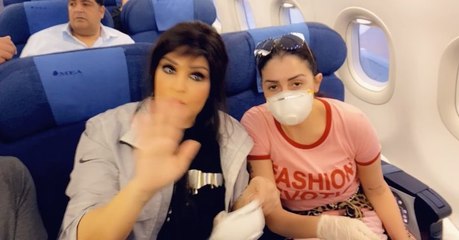 هستيريا ضحك لغادة عبد الرازق من طريقة فيفي عبده الغريبة لمحاربة كورونا