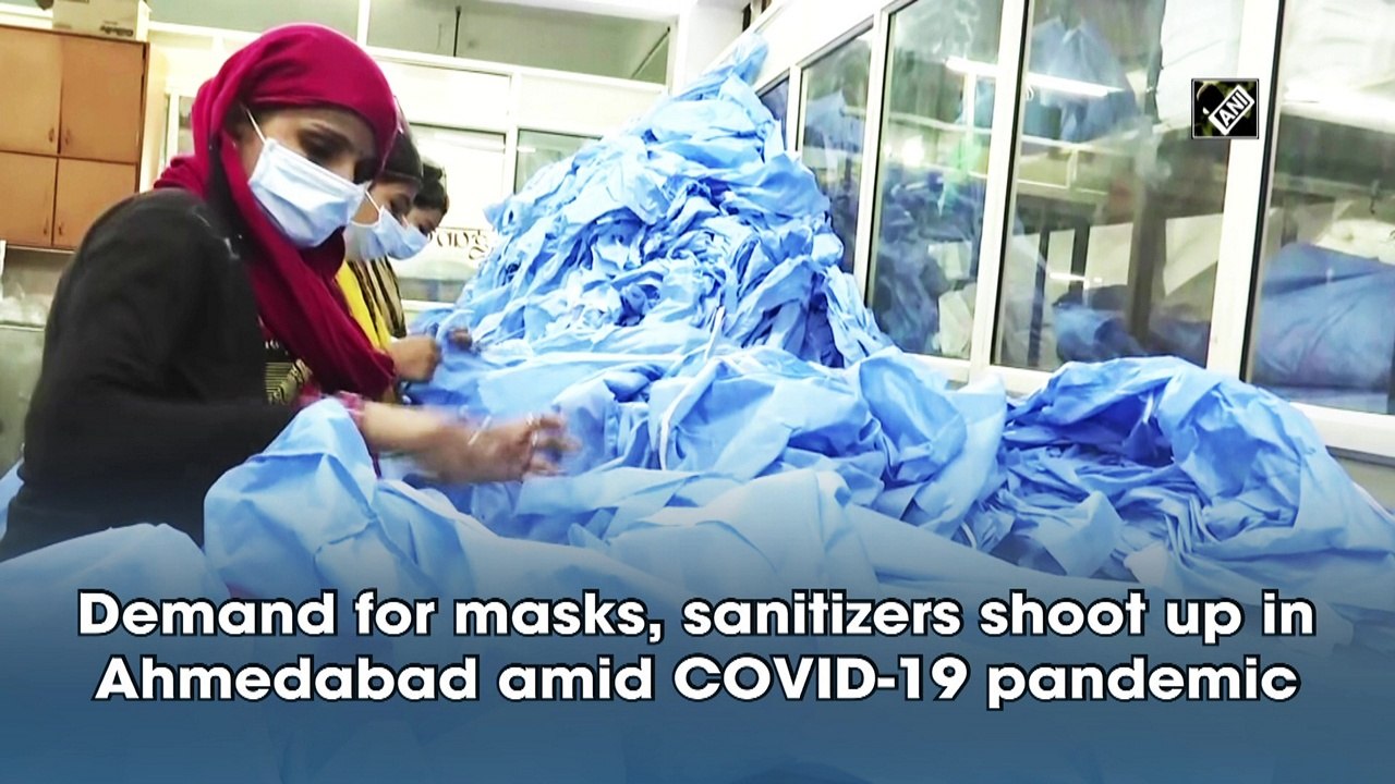 Demand for masks, sanitizers shoot up in Ahmedabad amid COVID-19 pandemic