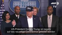 Trump nicht mit Coronavirus infiziert