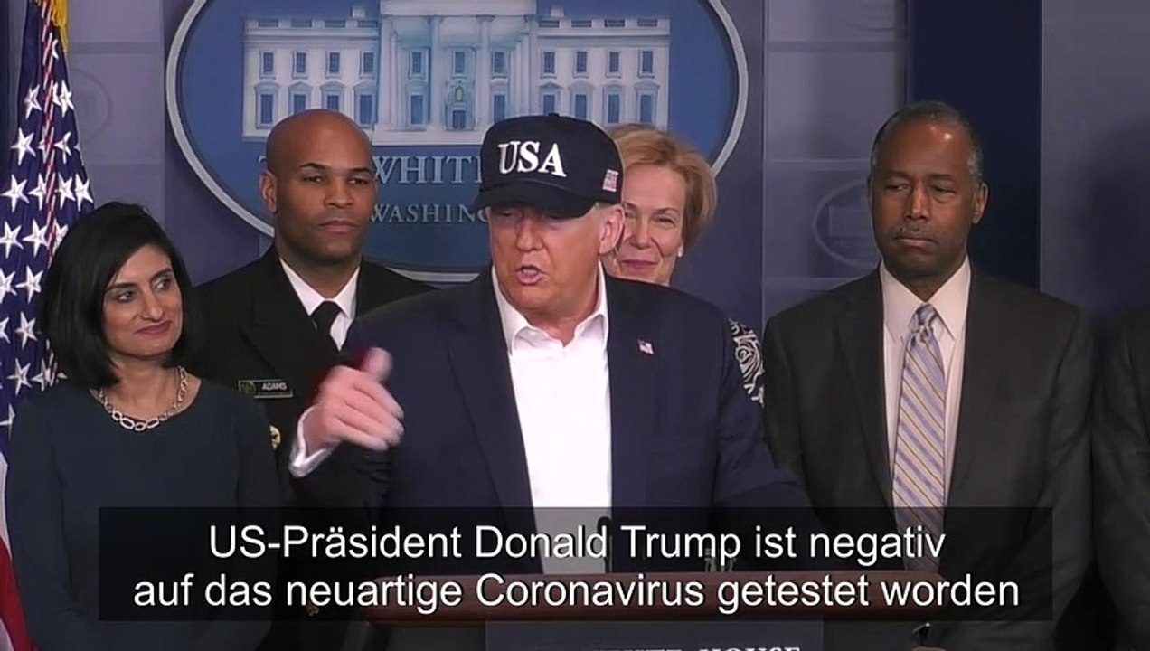 Trump nicht mit Coronavirus infiziert