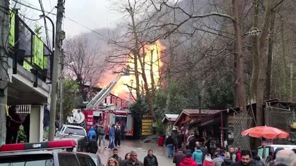 Kocaeli'de restoranda yangın