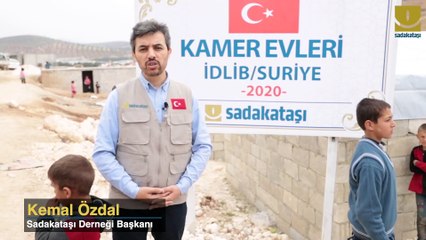 Sadakataşı, mülteciler için yapılan Kamer Evleri'nin açılışını gerçekleştirdi
