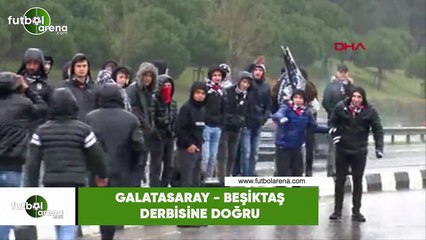 Beşiktaş taraftarı, takımlarını uğurlamak için tesislerde