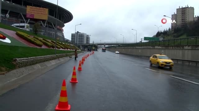 Türk Telekom Stadyumu'nda önlemler alındı