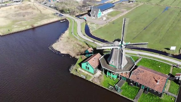 Zaanse Schans - March 2020, drone