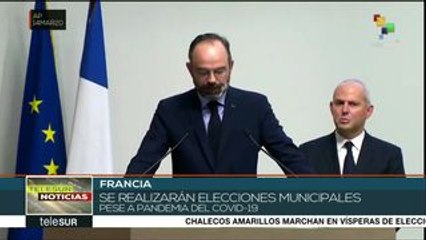 Francia celebrará elecciones municipales pese a pandemia del COVID-19