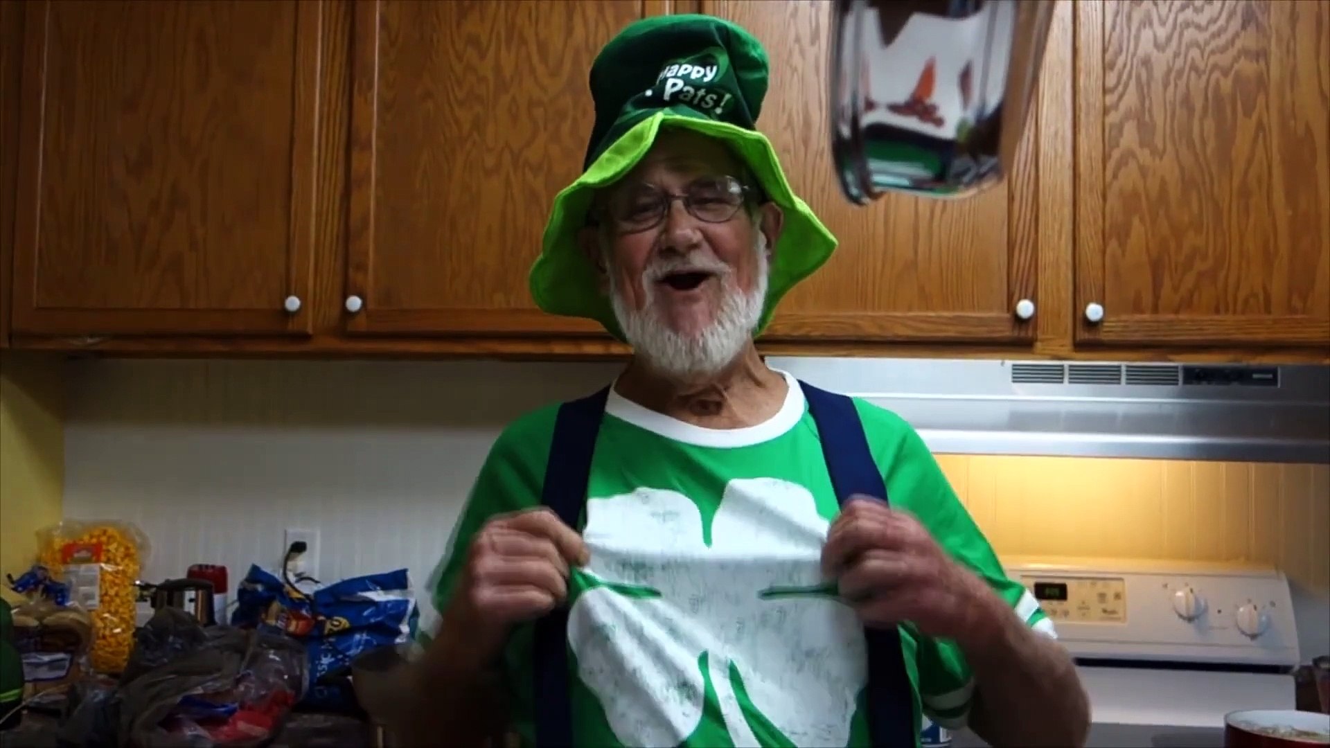 ⁣ANGRY GRANDPA'S ST. PATRICK'S DAY COOKING DISASTER!