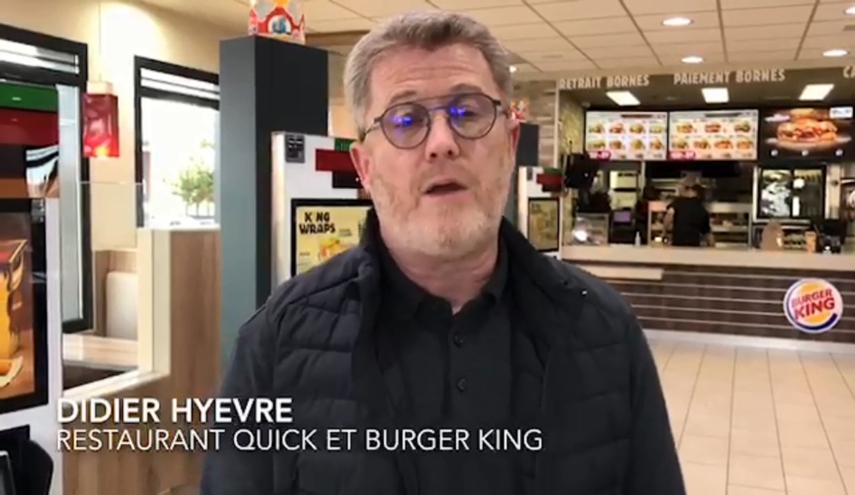 Coronavirus : réactions des responsables de Quick et Burger king