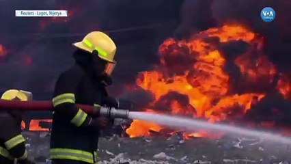 Petrol boru hattında şiddetli patlama