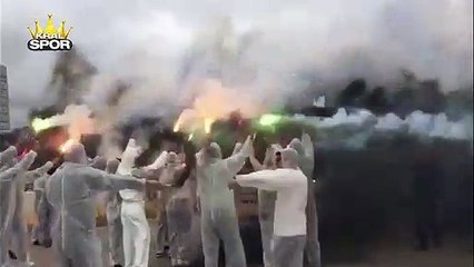 Kocaelispor taraftarlarından koronavirüs önlemi | BIGGRANDTUBE