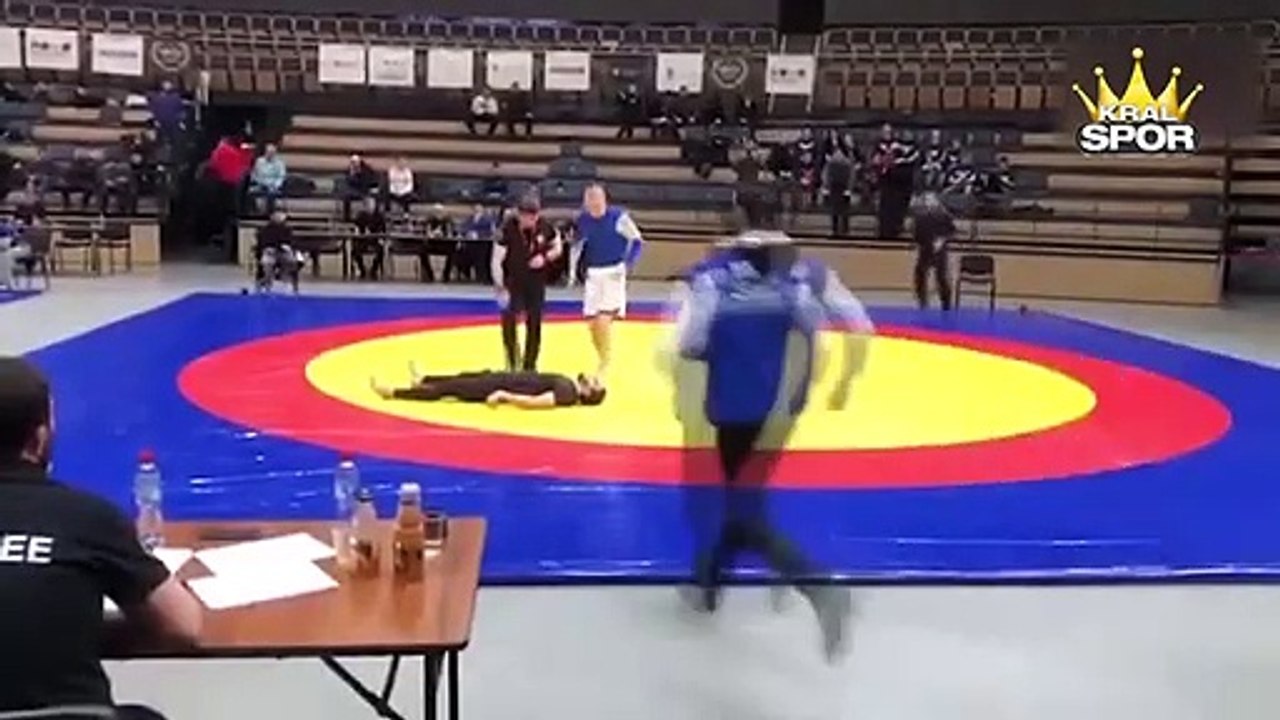 Boynu kırılan Dağıstanlı güreşçi felç geçirdi