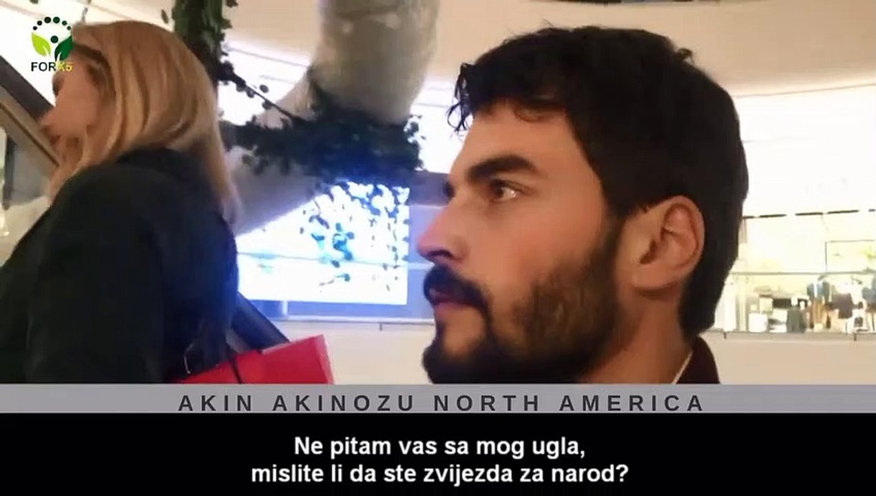 Akin Akinozu sa devojkom Intervju - Miran serija Hercai - Nemoguca ljubav