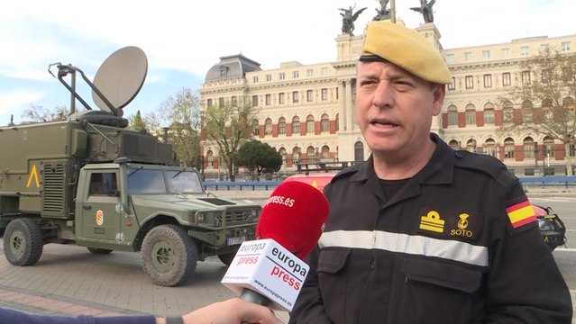 La UME despliega sus efectivos en Madrid para colaborar en la contención del coronavirus