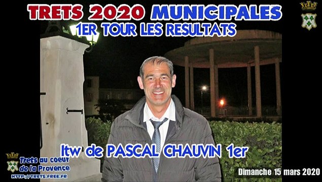 MUNICIPALES 2020 1ER TOUR - ITW DE PASCAL CHAUVIN