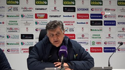 Akhisarspor - Büyükşehir Belediye Erzurumspor maçının ardından -1-