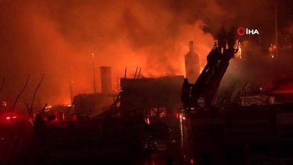 Akaryakıt istasyonundaki yangın kontrol altına alındı