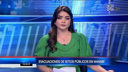 VIDEO | Evacuaciones de sitios públicos en Manabí