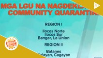 NEWS & VIEWS: 41 LGUs sa bansa, nagdeklara na rin ng community quarantine