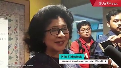 Menteri Positif Corona, Nila F Moeloek Sarankan Rapat Lewat Internet